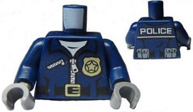 LEGO® los onderdeel Lijf met Motief Donkerblauw 973pb1547c01