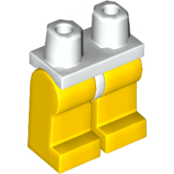LEGO® los onderdeel Benen in kleur Wit 970c03