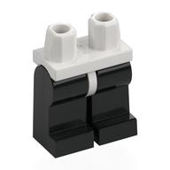 Plaatje in Gallery viewer laden, LEGO® los onderdeel Benen in kleur Wit 970c03