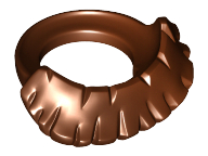 LEGO® los onderdeel Lijf Accessoire Roodachtig Bruin 15501