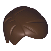 Plaatje in Gallery viewer laden, LEGO® los onderdeel Haar in kleur Donker Bruin 15500