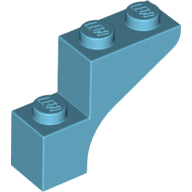 LEGO® los onderdeel Steen Boog Medium Azuurblauw 88292