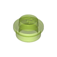 Plaatje in Gallery viewer laden, LEGO® onderdeel Plaat Rond Doorschijnend Helder Groen 4073