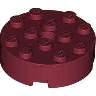 LEGO® los onderdeel Steen Rond in kleur Donkerrood 87081