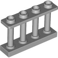Plaatje in Gallery viewer laden, LEGO® los onderdeel Hek Licht Blauwachtig Grijs 15332