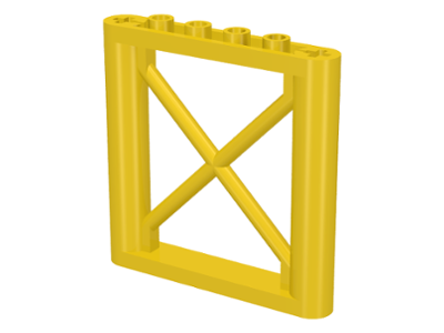 LEGO® los onderdeel Steunpilaar in kleur Geel 64448