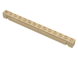 LEGO® los onderdeel Steen Aangepast in kleur Geelbruin 4217