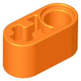 Plaatje in Gallery viewer laden, LEGO® los onderdeel Technische Hefbalk in kleur Oranje 60483