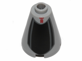 LEGO® Kegel met Motief Licht Blauwachtig Grijs 3942cpb01