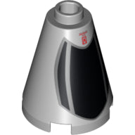 Plaatje in Gallery viewer laden, LEGO® Kegel met Motief Licht Blauwachtig Grijs 3942cpb01