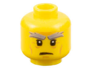 LEGO® los onderdeel Hoofd in kleur Geel 3626cpb1040