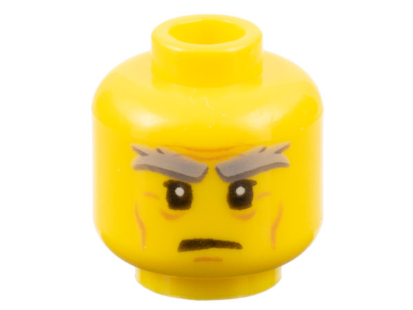 LEGO® los onderdeel Hoofd in kleur Geel 3626cpb1040