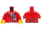 LEGO® los onderdeel Lijf met Motief Rood 973pb1665c01