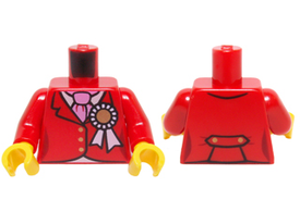 LEGO® los onderdeel Lijf met Motief Rood 973pb1665c01