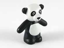 Plaatje in Gallery viewer laden, LEGO® los onderdeel Landdier in kleur Zwart 98382pb003