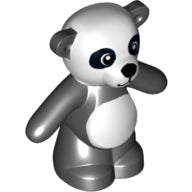 Plaatje in Gallery viewer laden, LEGO® los onderdeel Landdier in kleur Zwart 98382pb003