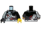 LEGO® los onderdeel Lijf met Motief Zwart 973pb1577c01