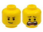 LEGO® los onderdeel Hoofd in kleur Geel 3626pb1028