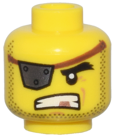 LEGO® los onderdeel Hoofd in kleur Geel 3626cpb1046