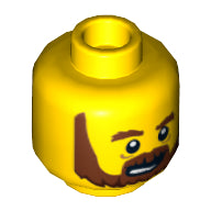 LEGO® los onderdeel Hoofd in kleur Geel 3626pb1082