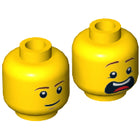 LEGO® los onderdeel Hoofd in kleur Geel 3626pb1280