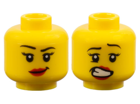 LEGO® los onderdeel Hoofd in kleur Geel 3626pb1061