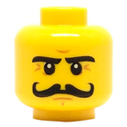 LEGO® los onderdeel Hoofd in kleur Geel 3626cpb1203