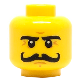 LEGO® los onderdeel Hoofd in kleur Geel 3626cpb1203