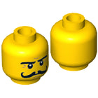 LEGO® los onderdeel Hoofd in kleur Geel 3626cpb1203