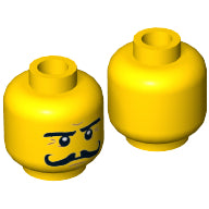 LEGO® los onderdeel Hoofd in kleur Geel 3626cpb1203