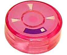 Plaatje in Gallery viewer laden, LEGO® Tegel Rond met Motief 98138pb019