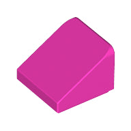 LEGO® los onderdeel Dakpan Algemeen Donker Roze 54200