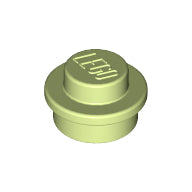Plaatje in Gallery viewer laden, LEGO® los onderdeel Plaat Rond Geelachtig Groen 4073