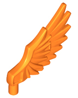 LEGO® los onderdeel Lijf Accessoire in kleur Oranje 11100