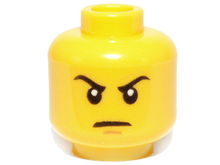 Plaatje in Gallery viewer laden, LEGO® los onderdeel Hoofd in kleur Geel 3626pb1035