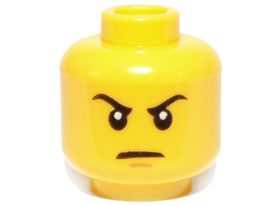 LEGO® los onderdeel Hoofd in kleur Geel 3626pb1035