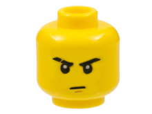 Plaatje in Gallery viewer laden, LEGO® los onderdeel Hoofd in kleur Geel 3626cpb0524