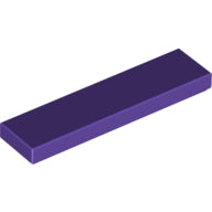 LEGO® los onderdeel Tegel Algemeen in kleur Donkerpaars 2431