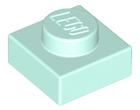 LEGO® los onderdeel Plaat Algemeen in kleur Licht Aqua 3024