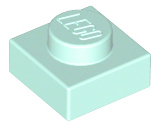 LEGO® los onderdeel Plaat Algemeen in kleur Licht Aqua 3024