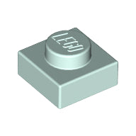 LEGO® los onderdeel Plaat Algemeen in kleur Licht Aqua 3024