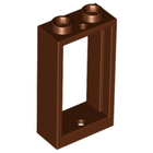 LEGO® los onderdeel Raamkozijn Roodachtig Bruin 60593