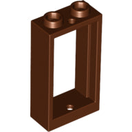 Plaatje in Gallery viewer laden, LEGO® los onderdeel Raamkozijn Roodachtig Bruin 60593