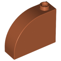 LEGO® los onderdeel Dakpan Gebogen Donker Oranje 33243