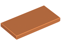 LEGO® los onderdeel Tegel Algemeen Donker Oranje 87079