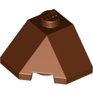 Plaatje in Gallery viewer laden, LEGO® los onderdeel Wig in kleur Roodachtig Bruin 13548