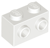 LEGO® los onderdeel Steen Aangepast in kleur Wit 11211