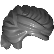 LEGO® los onderdeel Haar Donker Blauwachtig Grijs 61183