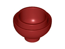Plaatje in Gallery viewer laden, LEGO® los onderdeel Steen Rond in kleur Donkerrood 15395