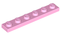 Plaatje in Gallery viewer laden, LEGO® los onderdeel Plaat Algemeen in kleur Fel Roze 3666
